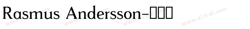 Rasmus Andersson字体转换